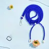 Alça de Celular 6mm Transversal Pronta Tecida Dois em Um Alça de Telefone Ajustável Tpu Alça de Pescoço Ajustável