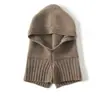 2024 Nuevo Estilo Coreano Combinación de Gorro y Bufanda Térmica de Imitación Cachemir, Pasamontañas, Bufanda Térmica de Punto para Hombres y Mujeres