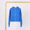 Moletom Lulu com Capuz, Zíper Completo, Corte Solto, Com Etiqueta, Em Estoque, Entrega Direta, Etiqueta Dourada, Zíper Dourado, Estilo Casual Curto, Forrado com Fleece