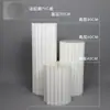 Soporte de exhibición de columna romana, columna plegable para bodas, mesa de postres, columna blanca, suministros de decoración para escenas de cumpleaños de papel