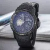 Em estoque novo alta qualidade comércio exterior venda quente invicta mostrador grande pulseira de aço relógio masculino quartzo relógio de silicone
