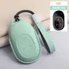 Distribución del Fabricante: Adecuado para Fundas de Llave de Cuero para Coche Nio Es6/Es8 Estuche de Llave de PU Tricolor para Hombres y Mujeres