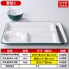 Plato de Melamina para Comedor de Hotel Comida Rápida Plato de Cena Rectangular con Compartimentos Plato de Arroz Rectangular Vajilla para Empleados Cantina Escuela