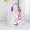 Bolsa de Regalo para el Día del Maestro, Souvenir de Tulipán, Bolsa de Empaque de Mano, Bolsa de Lona de Alta Gama y Práctica para Maestros