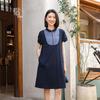 Yun Yun 2026 Nuevo Estilo de Verano Vestido Reductor de Edad para Mujer, Tallas Grandes, Corte Ajustado, Elegante, de Gama Alta, Vestido Negro Sencillo