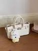Bolsa de Mão Elegante de Alta Qualidade com Fivela de Trava, Bolsa Transversal Versátil de Moda de Luxo Leve, Bolsa Transversal de Ombro Único de Nicho da Moda Transfronteiriça