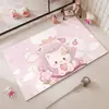 Tapete de chão de banheiro de desenho animado, tapete de pé absorvente de água para entrada de banheiro, tapete de vaso sanitário, tapete de banho antiderrapante