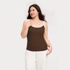 Camisola com Renda para Mulheres 2026 Novo Estilo Primavera/Verão com Bojo, Lindo Design nas Costas, Adequada para Usar em Camadas ou Sozinha