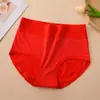 Ropa interior de algodón para mujer cintura color sólido estampado punto calzones primavera y verano nueva ropa interior de cintura fabricantes al por mayor comercio exterior