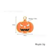 Colgante de Halloween con Goteo de Aceite de Acero Inoxidable (Calabaza/Fantasma/Murciélago/Dulce) Accesorios Divertidos para Joyería DIY