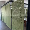 Paneles Acústicos de Fibra de Poliéster, Paredes Insonorizadas, Separadores de Espacio Colgantes, Biombos Plegables Huecos Tallados para Oficinas de Hotel