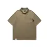 Ropa para Hombre Beijie 2026 Verano Nueva Camisa Polo Creativa Bordada con Bolsillo Camiseta de Manga Corta Waffle para Hombre 280g