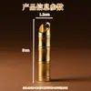 Llavero Colgante de Bambú de Latón Esencial para Hombres Encendedor de Cigarrillos Accesorios de Artesanía Metálica Tapón de Cabeza Redonda Plug and Play