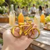 Abrebotellas de bicicleta dorada para fiesta, artículo de regalo más vendido transfronterizo, regalo promocional para eventos