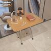 Mesa plegable sencilla, portátil, rectangular, de pared, pequeña, para dormitorio, alquiler de habitación, comedor, mesa cuadrada pequeña, para exteriores.