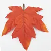 Folha de bordo de peça única folha de árvore falsa cor de outono amarelo vermelho galho de árvore falsa folha de árvore falsa cerimônia de casamento cobertura de piso de casamento folhas mortas folhas caídas