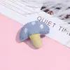 Adornos Colgantes Divertidos de Tela, Accesorios para Ropa de Hongo de Sarga, Gomas para el Cabello, Pinzas para el Cabello, Materiales para Manualidades DIY para Niños