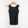 Chaleco para Mujer Otoño e Invierno Nuevo de Terciopelo Auto-calentable Cálido Chaleco Yipipi Seda Antibacteriano Ajustado Ajustado Ajustado Camisola Interior Camisa