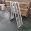 Rampa de Aluminio RP504 Rampa Antideslizante Escalera Plegable Herramienta de Instalación y Descarga para Coche a Batería Escalera de Escalada para Motocicleta