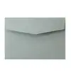 Hermoso sobre plateado-gris transfronterizo de 150G para invitaciones de boda, sobre rectangular estilo occidental para tarjetas de felicitación, en stock en Shenzhen