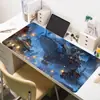 Alfombrilla de Ratón de Fábrica Original Antideslizante y Resistente a Manchas Pad de Escritorio Creativo Serie Paisaje Grande Engrosada Alfombrilla de Ratón para E-Sports