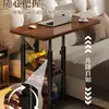 Mesa de noche Móvil Elevable Escritorio para Computadora Escritorio de Oficina Simple Escritorio para Estudiante Habitación Hogar Cama Mesa de Estudio