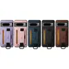 Adecuado para Google 11Proxl Correa de Muñeca Hebilla de Anillo Funda de Teléfono Pixel 8A Portatarjetas Soporte Plano Funda de Cuero