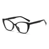 2026 Nuevo Modelo Marco Cuadrado de Comercio Exterior Gafas Sin Receta Unisex Moda PC Ojo de Gato Marco Versátil Adecuado para Lentes de Prescripción