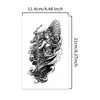Artículo Caliente Transfronterizo Pegaso Valquiria Pegatina de Tatuaje Mitología Nórdica Estilo Retro Duradero Impermeable para Hombres Mujeres Brazo Pierna