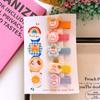 Nuevo Color Brillante Resina Dibujos Animados Animal Bebé Todo Incluido Seguridad Pasador Niños Guardería Niñas Algodón Accesorios para el Cabello