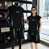 Conjunto Esportivo Masculino Uniforme de Basquete Jovem Corrida Secagem Rápida Verão Sem Manga Camiseta Regata Shorts Comércio Exterior Transfronteiriço