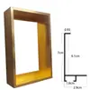 Moldura de alumínio simples, perfil de moldura de foto, moldura para pintura a óleo, moldura de pintura tridimensional, moldura para pintura a óleo digital, moldura