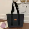 Bolsa Tote Gruesa Estilo Japonés, Simple y Versátil, Adecuada para Ir al Trabajo, Bolso de Hombro de Lona, Casual y Artístico, Bolso de Mano para Estudiantes y Mujeres