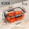 Caixa de conservação de alimentos frescos Caixa de armazenamento de alimentos selada para geladeira com tampa Caixa de frutas Lancheira Lancheira de plástico de qualidade alimentar Tigela de conservação de alimentos