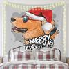 Tapiz Navideño Producto Nuevo Tela Colgante Transfronteriza Tela de Fondo Decorativa Fondo Navideño Habitación Atmósfera Festiva Tela de Pared Estilo Americano