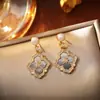 Pendientes de Perla de Nácar Natural Transfronterizos Europeos y Americanos, Pendientes de Alta Gama, Modernos y Elegantes para Mujer, Diseño de Nicho, Joyería de Aguja de Plata