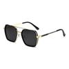 Gafas de Sol de Moda Europeas y Americanas 2024 con Montura de Metal Montura Cuadrada Clásica Unisex Tendencia para Conducir Polarizadas