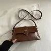 Textura Estilo Occidental 2026 Invierno Nueva Moda Linda Versátil Simple Casual Bolso de Hombro Cruzado Venta al por Mayor Transfronteriza