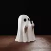 Estatua de Fantasma con Dedo Medio de Nuevo Producto Transfronterizo Impresa en 3D Adorno de Broma de Halloween Adorno de Decoración de Escritorio