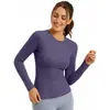 Fábrica de origen [procesamiento y personalización] Etiqueta privada OEM / Personalización ODM / Nuevo estilo 2026 ropa de yoga sin costuras de manga larga