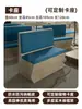 Sofás a Medida para Cabinas, Almacenamiento para Restaurantes, Salón de Té, Cafetería, Restaurante de Fideos, Restaurante Japonés, Muebles de Madera Maciza Montados en Pared para Restaurantes de Hot Pot