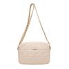 Bolso cuadrado pequeño, otoño 2023, nuevo, color liso, pequeño, con bordado rómbico, sencillo, informal, de moda, bandolera