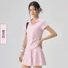 2026 Novo Verão Plus Size Gordura MM Fitness Secagem Rápida Yoga Corrida Badminton Esportes Corrida Matinal Roupa Conjunto Moderno Mulheres