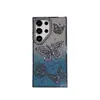 Adequado para Capa de Celular Samsung S25Ultra Diamante Flash de Luxo S25Plus S24 Luxo Acessível Borboleta Capa de Celular de Alta Qualidade