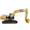 Excavadora de orugas Caterpillar usada precio barato buen estado con tubería de martillo rota Carter 320d2