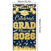 Decoração de Porta para Temporada de Formatura 2026 Transfronteiriça Cortina de Porta para Festa Tecido de Fundo para Porta Supplies de Decoração para Exterior e Interior Bandeira de Porta