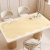 Mantel Impermeable y a Prueba de Aceite para Mesa de Comedor, No Lavable, Estilo Crema Anti-quemaduras Protector de Escritorio 2025 Nuevo Mantel de Mesa para Mesa de Café de Gama Alta