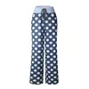 Pantalones Casuales de Pierna Ancha con Estampado Nuevo para Mujer Verano 2026, Adelgazantes y con Caída, Pantalones Rectos Holgados para Primavera y Otoño, Venta al por Mayor