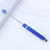 Caneta com Contas para Tela Sensível ao Toque Bobina Única DIY Feita à Mão Caneta Esferográfica Multicolorida Caneta de Assinatura com Contas Educacional para Negócios Atacado em Estoque