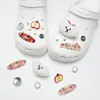 Zapatos de Madera con Mariposas para Niñas de Gran Venta Accesorios DIY Desmontables Versátiles Decoraciones de Zapatos de Dibujos Animados para Primavera y Verano
